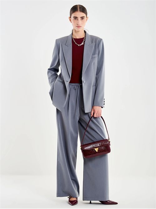 Blazer Basic Monopetto Sfiancato VICOLO | TF0369/GRIGIO